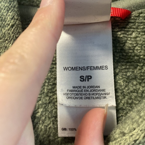 The North Face Green Fleece Lined Pullover - Picture 9 of 11